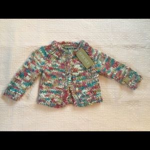 Multicolored girls sweater